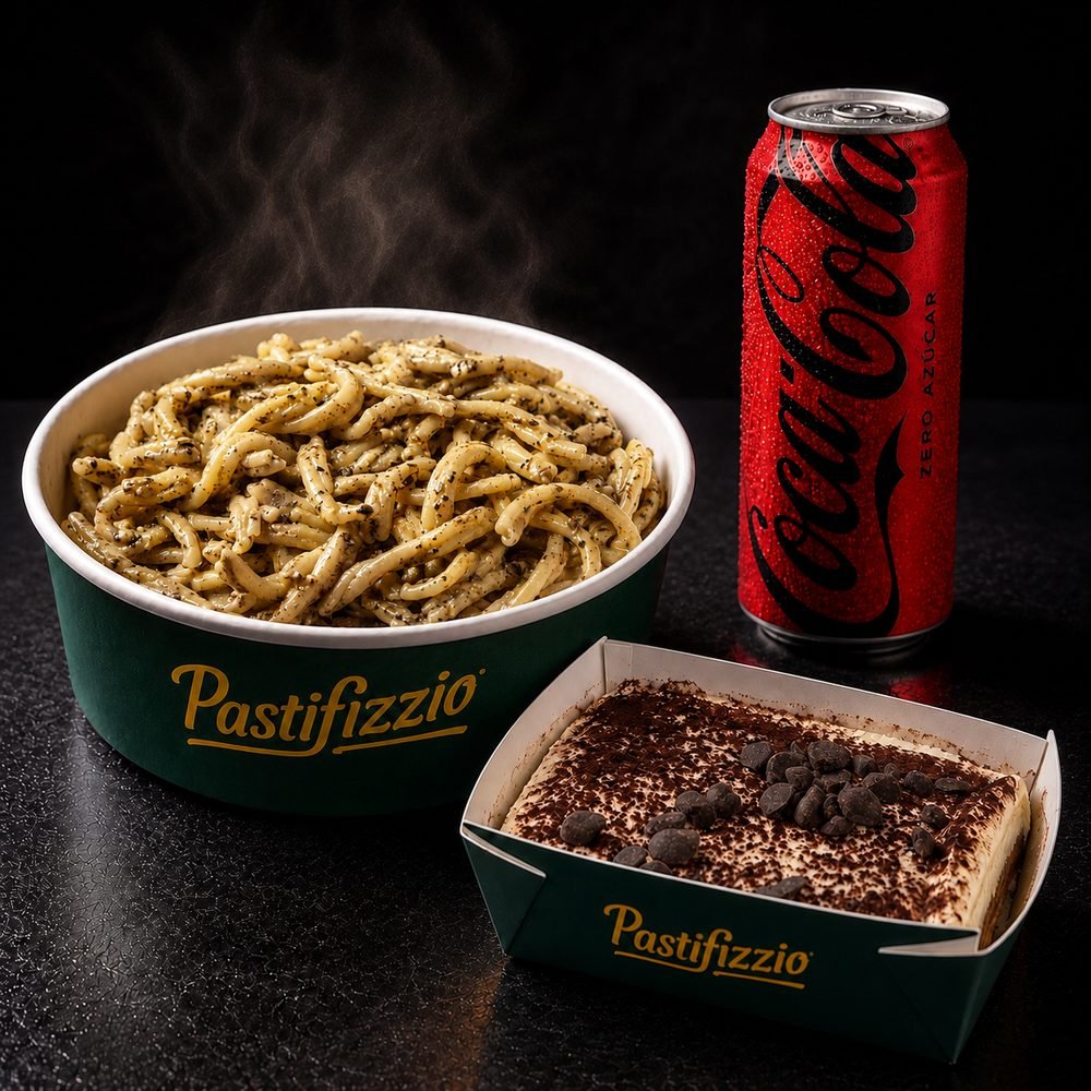 Combo Pastifizzio: pasta fresca + bebida + tiramisú
